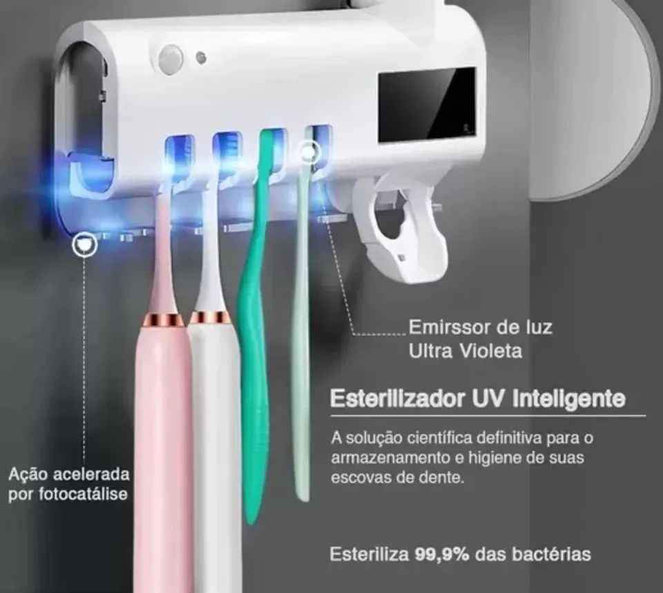 Porta cepillos De Dientes Más Dispensado
