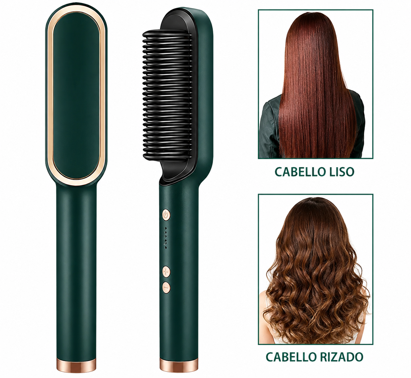 CEPILLO ALISADOR ✨ El Secreto Para Un Cabello Perfecto en Minutos 🔥 Luce Hermosa Todos Los Días Sin Gastar en Salón