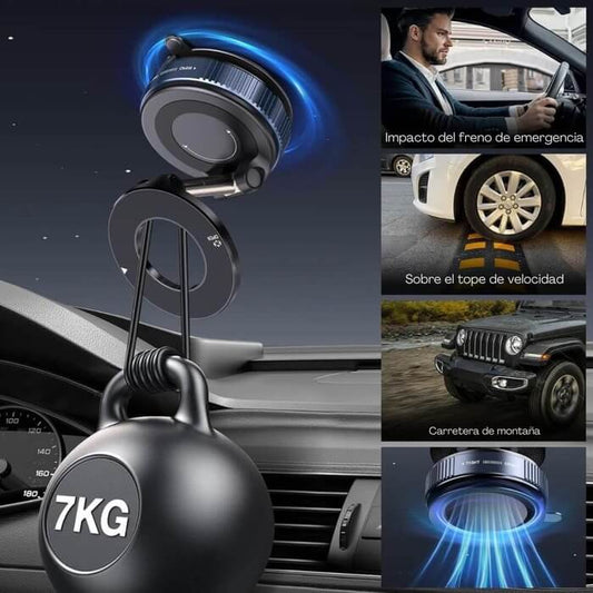 🔥 ¡OFERTA LIMITADA! 🚗📱 Consigue el soporte magnético universal para auto con gran descuento. Compatible con iPhone y Android, ajuste firme, rotación 360° y máxima seguridad al conducir. ¡Pide el tuyo hoy mismo antes que se agote!